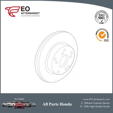 Front Disc Brake Rotor For 2015-17 Honda Accord Sedan & Coupe EXL-V6 45251-T2G-A01