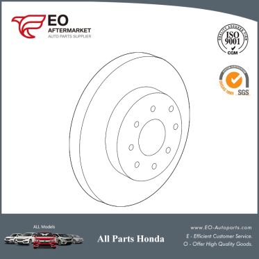 Brake Rotor / Disk Front For 2015-2017 Honda Fit 5-Door EX, LX 45251-T5R-A02